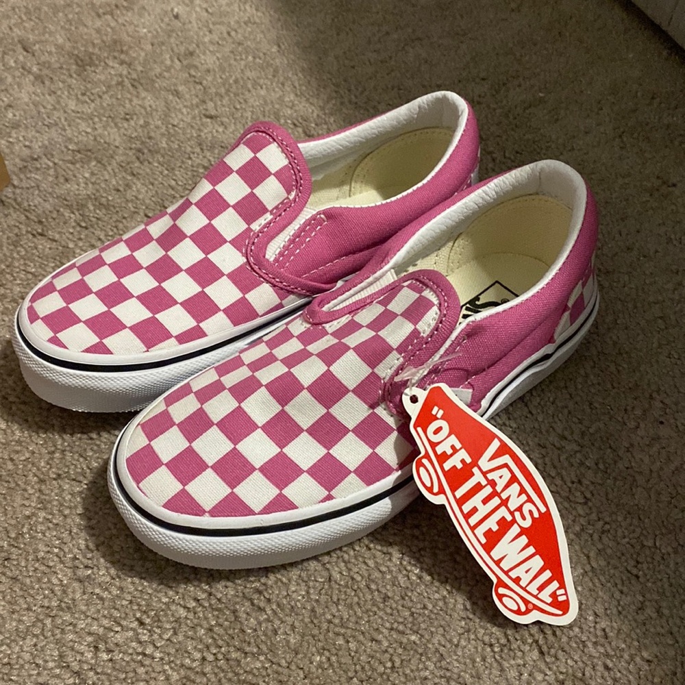 Girls - Vans Classic Slip-Ons Youth Size 12